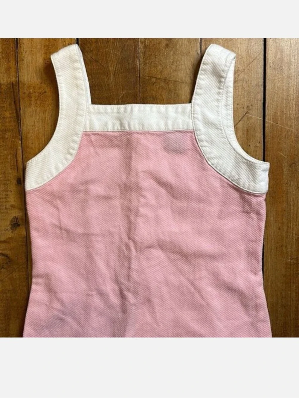 Ralph Lauren Girls size 12 Sleeve less Square Neck Pink Dress Easter Spring Summ